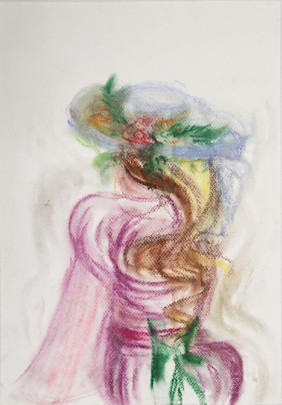 “17.X.87”, 1987, 42x29,5cm, pastel on paper