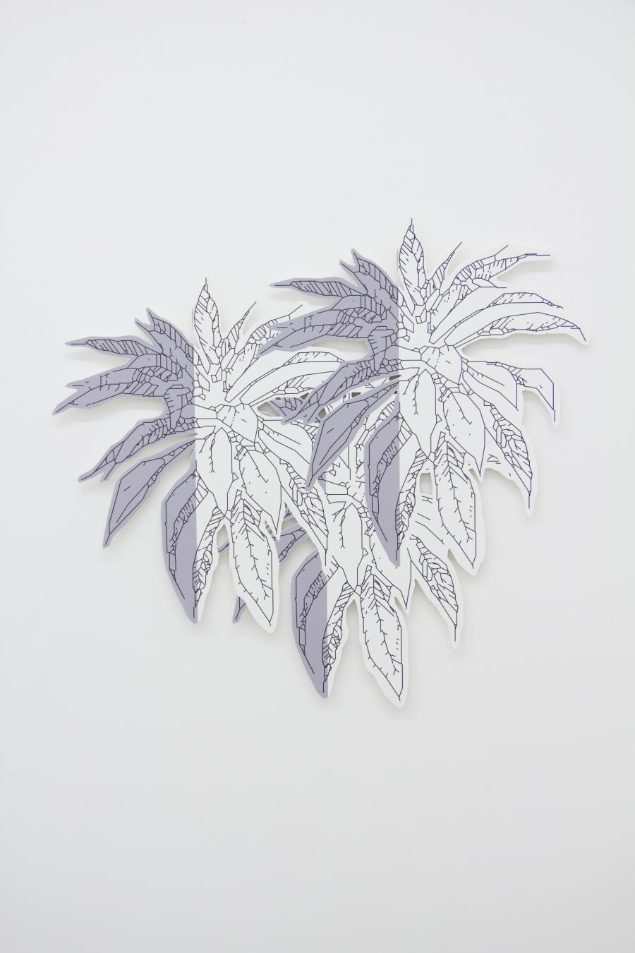 Richard Nikl, 3 Plants, UV-print on PVC, 86 x 79 cm, 2015