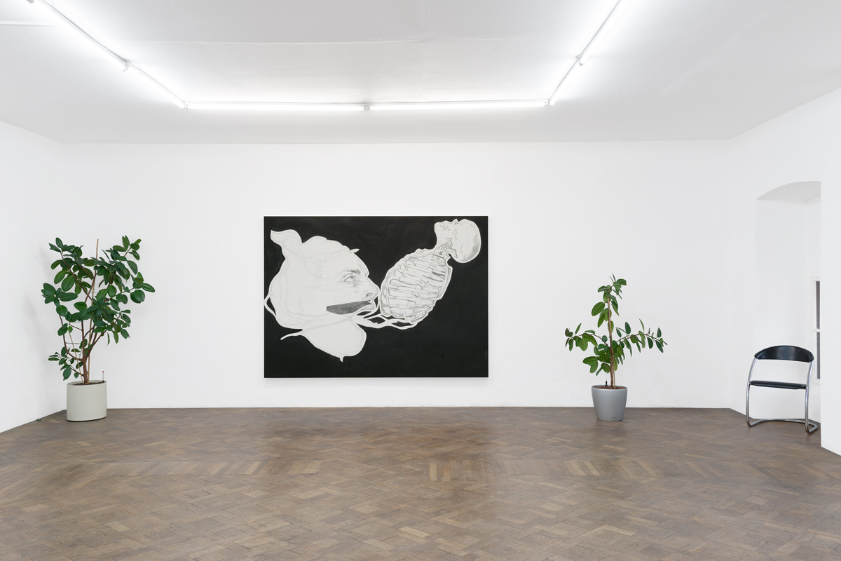 Ausstellungsansicht, FRANZ GRAF - WE DON'T TALK TO STRANGERS, Büro Weltausstellung, 2018